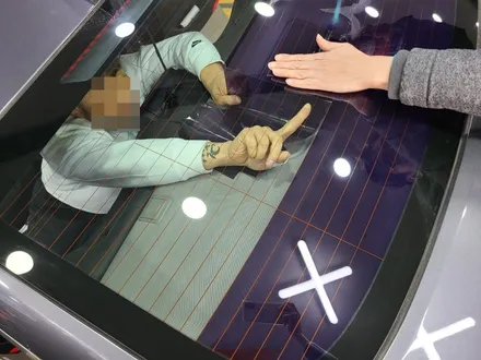 제네시스)영등포 후퍼옵틱 문래점- 썬팅 재시공+블랙박스 교체/후퍼옵틱-프.나.세 시공+ 아이나비 QXD5000 장착 / 서울 양천, 구로, 강서, 영등포, 부천