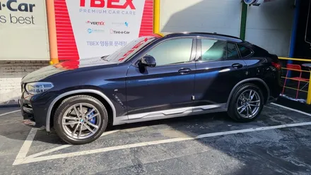 영등포 썬팅재시공) BMW X4 중고차 구입후 썬팅재시공 다시, 또 선택한 레인보우 V90! / 서울 양천, 구로, 강서, 영등포, 부천