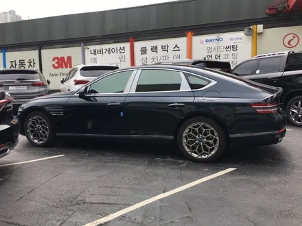 영등포The All new G80 태즈먼 블루 신차틴팅/ 레인보우 V70 반반사필름 시공 / 서울 양천, 구로, 강서, 영등포, 부천