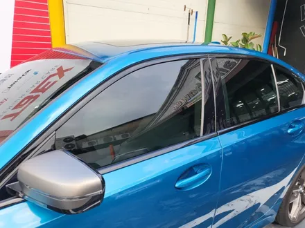 영등포수입차썬팅) BMW 340i 후퍼옵틱 KBR 농도교체 재시공 (측,후면+선루프 시공) / 서울 양천, 구로, 강서, 영등포, 부천