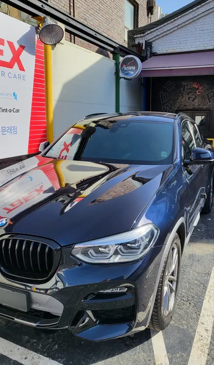 영등포 썬팅재시공) BMW X4 중고차 구입후 썬팅재시공 다시, 또 선택한 레인보우 V90! / 서울 양천, 구로, 강서, 영등포, 부천
