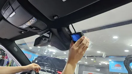 영등포, 신도림, 여의도 앞유리 썬팅) 벤츠E250 AMG 앞유리 교체시공후 썬팅 시공-루마버텍스900 30% / 서울 양천, 구로, 강서, 영등포, 부천