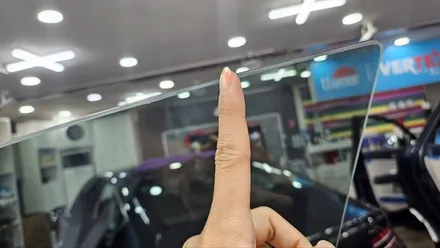 테슬라 모델Y 가성비 좋은 어항 썬팅 레이노S9 전면45% 측후면45, 35% ( 밝은 썬팅하면 열차단도 안될까?) / 영등포구 문래동