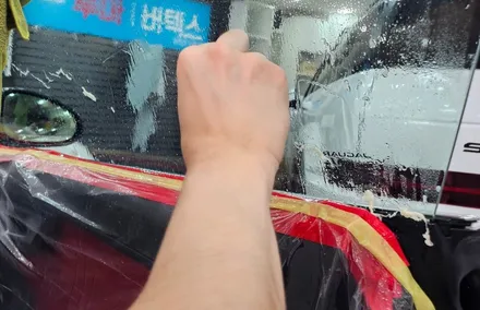 14년식 재규어 F타입 쿠페3.0 중고차 인수후 썬팅 재시공(프나세 매니아 차주님과 세번째 만남)-전면, 측,후면 프나세 / 영등포구 문래동