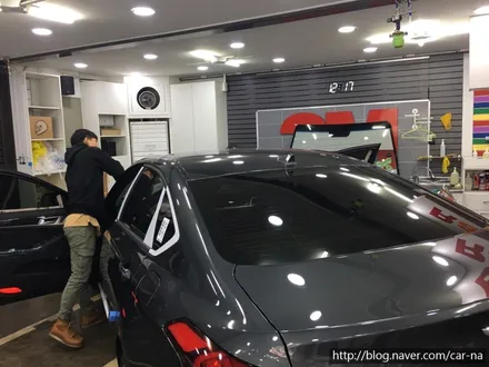 영등포 루마이코노썬팅/G80루마이코노LATI 썬팅시공/제네시스G80열차단썬팅/G80 카본메탈 / 영등포구 문래동