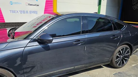 루마버텍스 영등포 문래점) 혼다 어코드 저가필름 제거 → 열차단 필름으로 재시공. (루마버텍스 900) / 영등포구 문래동
