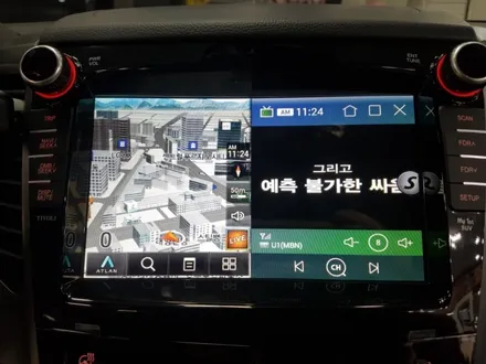 영등포 티볼리아머 네비게이션 매립 전문/ 티볼리 미러링 연동 가능 사재 네비게이션/ 티볼리 샤크안테나 장착, 후방카메라 장착 / JY 커스텀 N5000 라이브+미러링+멀티박스 장착 / 영등포구 문래동