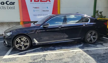 영등포 BMW7시리즈 썬팅 재시공) 덧방 썬팅을 해도 뜨거운 실내 기능성 썬팅지 교체- 후퍼옵틱 프리미엄 나노 세라믹 재시공 / 서울 양천, 구로, 강서, 영등포, 부천