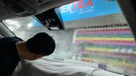 영등포 전면썬팅) 투싼 앞유리 파손으로 교체후 앞유리 썬팅 가격 / 서울 양천, 구로, 강서, 영등포, 부천