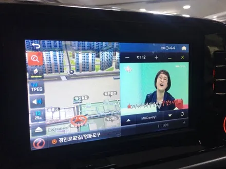 아이나비 LS300T 아이나비3D지도 7인치 내비게이션/ 모닝 일체형 매립 /모닝 후방카메라 장착 / 영등포구 문래동