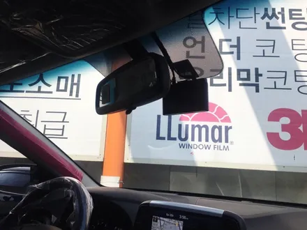 영등포 만도썬팅/ 한라홀딩스 자동차 썬팅필름/ 코나 초크 나이트 만도M80시공/ 블랙박스장착 / 영등포구 문래동