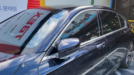 영등포 BMW7시리즈 썬팅 재시공) 덧방 썬팅을 해도 뜨거운 실내 기능성 썬팅지 교체- 후퍼옵틱 프리미엄 나노 세라믹 재시공 / 서울 양천, 구로, 강서, 영등포, 부천