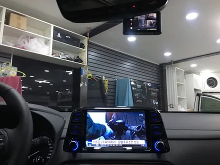 영등포 내비게이션전문/ 코나 사재 내비게이션매립 ESV-A80 아틀란지도+엔트립+후방카메라장착/ 레인보우M&C 네비게이션전문점 / 영등포구 문래동