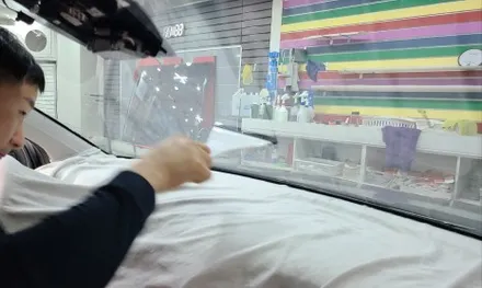 영등포 전면썬팅) 투싼 앞유리 파손으로 교체후 앞유리 썬팅 가격 / 서울 양천, 구로, 강서, 영등포, 부천