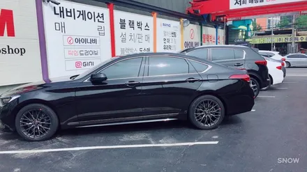 G80스포츠 티타늄블랙 레이노썬팅/영등포 썬팅잘하는곳/ 티타늄코팅/레이노s9 전면35%측후면15%파썬35%시공 / 영등포구 문래동