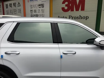 영등포 썬팅) 팰리세이드 화이트 크림 반사필름(미러필름) 시공-틴트 어 카 고스트 전면,측후면 시공 / 서울 양천, 구로, 강서, 영등포, 부천