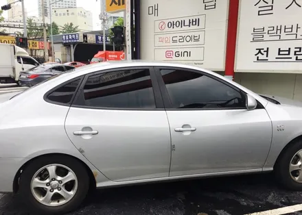 아반떼 HD 자동차썬팅 재시공 / 중고차 썬팅 제거/ 영등포 중고차 썬팅 / 영등포구 문래동