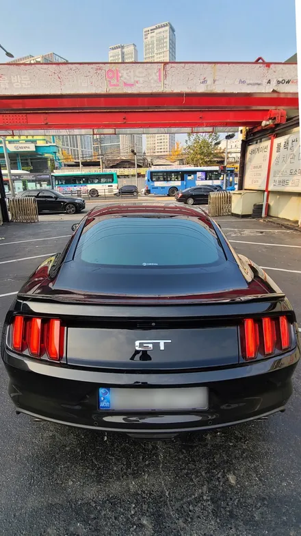 신도림, 영등포, 여의도 수입차 틴팅) 포드 머스탱 5.0GT 틴팅재시공-레인보우 반사필름 V90/ 전면23% 측, 후면5% / 서울 양천, 구로, 강서, 영등포, 부천