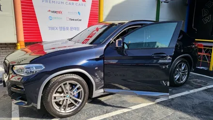 영등포 썬팅재시공) BMW X4 중고차 구입후 썬팅재시공 다시, 또 선택한 레인보우 V90! / 서울 양천, 구로, 강서, 영등포, 부천