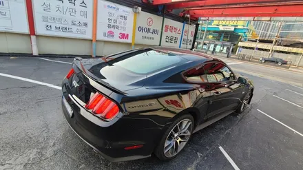신도림, 영등포, 여의도 수입차 틴팅) 포드 머스탱 5.0GT 틴팅재시공-레인보우 반사필름 V90/ 전면23% 측, 후면5% / 서울 양천, 구로, 강서, 영등포, 부천