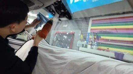영등포 전면썬팅) 투싼 앞유리 파손으로 교체후 앞유리 썬팅 가격 / 서울 양천, 구로, 강서, 영등포, 부천