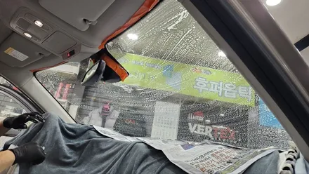 구로, 신도림, 영등포, 여의도 자동차 썬팅 재시공) SM6 빛바랜 보라빛 썬팅 필름 제거 / 영등포구 문래동