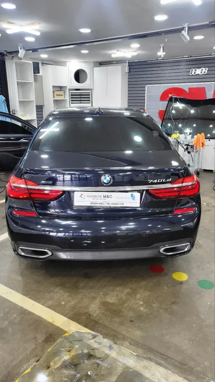 영등포 BMW7시리즈 썬팅 재시공) 덧방 썬팅을 해도 뜨거운 실내 기능성 썬팅지 교체- 후퍼옵틱 프리미엄 나노 세라믹 재시공 / 서울 양천, 구로, 강서, 영등포, 부천