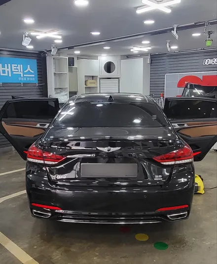 영등포루마썬팅)제네시스G80DH 썬팅 재시공 루마버텍스900 전면30%측후면5%, G80썬루프5%썬팅시공. / 서울 양천, 구로, 강서, 영등포, 부천