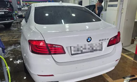 수입차 블랙박스, 하이패스 설치)구형 BMW520d F바디 하이패스, 블랙박스 설치 / 영등포구 문래동