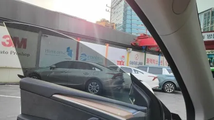 영등포썬팅)테슬라 모델3 전면, 측후면 열차단 썬팅 - 프레임리스 도어 쉐이빙 시공. / 서울 양천, 구로, 강서, 영등포, 부천