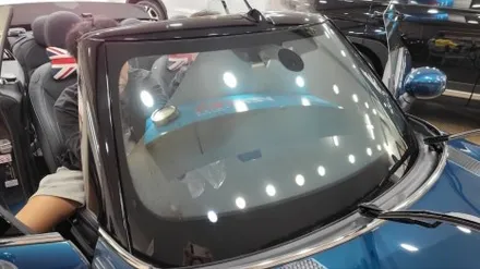 영등포, 여의도 썬팅 재시공) BMW미니쿠페 컨버터블 썬팅 재시공- 컨버터블 어항썬팅 (루마버텍스 50%35%) / 서울 양천, 구로, 강서, 영등포, 부천
