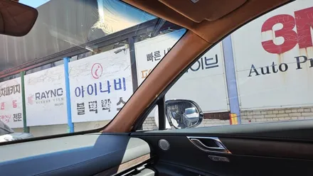 영등포 파노라마 대리점) 생고뱅 파노라마 고급반사틴팅 (블랙반사) 제네시스 GV80 시공기 / 영등포구 문래동