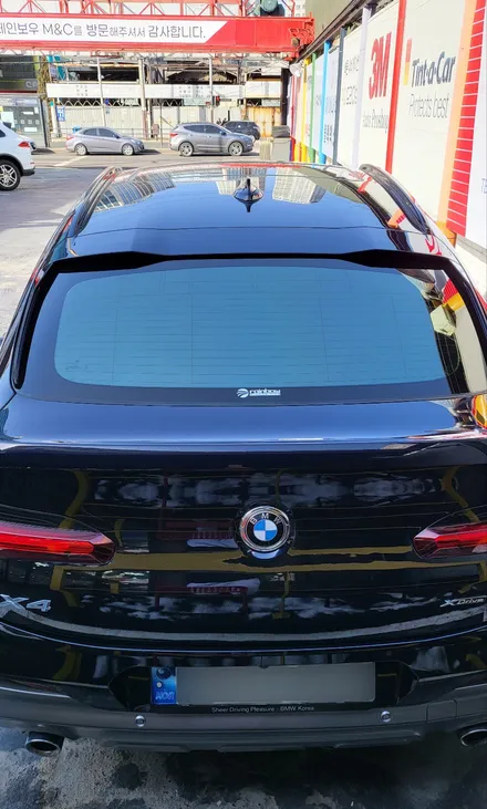 영등포 썬팅재시공) BMW X4 중고차 구입후 썬팅재시공 다시, 또 선택한 레인보우 V90! / 서울 양천, 구로, 강서, 영등포, 부천