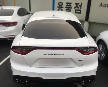 영등포 신차패키지/ 기아 스팅어 스노우화이트펄 윈도우틴팅+블랙박스+PPF+언더코팅시공 / 영등포구 문래동