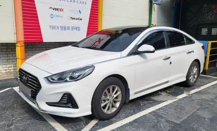 영등포 썬팅재시공)뉴라이즈 택시 부활차 기능을 잃은 썬팅 제거후 열차단 썬팅 재시공 (뒷유리 버블썬팅 유리교체) / 서울 양천, 구로, 강서, 영등포, 부천