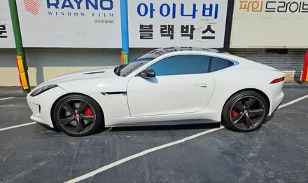14년식 재규어 F타입 쿠페3.0 중고차 인수후 썬팅 재시공(프나세 매니아 차주님과 세번째 만남)-전면, 측,후면 프나세 / 영등포구 문래동
