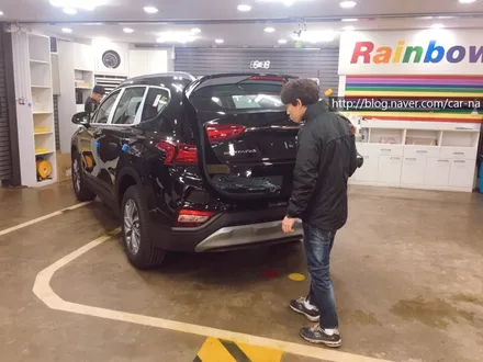 영등포 현대 싼타페 TM 신차 검수/ 싼타페 TM 팬텀 블랙 신 차 패키지/ 3M 썬팅 + 블랙박스 2CH 장착 / 영등포구 문래동
