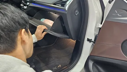 영등포 RF하이패스)BMW X4 엠피온 RF 매립형 하이패스 설치로 편하게 이용 하세요. / 서울 양천, 구로, 강서, 영등포, 부천