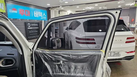 영등포 썬팅 재시공) 지프 레니게이드 색바랜 썬팅제거→ 반사 썬팅으로 재시공. / 영등포구 문래동