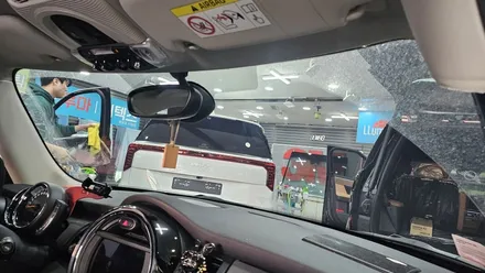 영등포 수입차 블랙박스) BMW미니쿠페 23년식 순정형 블랙박스 고장 사제 블랙박스로 교체 / 영등포구 문래동