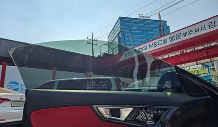 14년식 재규어 F타입 쿠페3.0 중고차 인수후 썬팅 재시공(프나세 매니아 차주님과 세번째 만남)-전면, 측,후면 프나세 / 영등포구 문래동