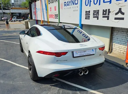 14년식 재규어 F타입 쿠페3.0 중고차 인수후 썬팅 재시공(프나세 매니아 차주님과 세번째 만남)-전면, 측,후면 프나세 / 영등포구 문래동