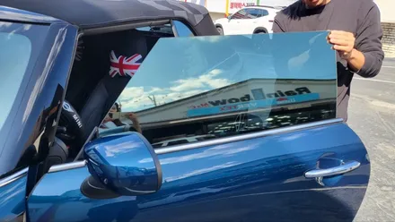 영등포, 여의도 썬팅 재시공) BMW미니쿠페 컨버터블 썬팅 재시공- 컨버터블 어항썬팅 (루마버텍스 50%35%) / 서울 양천, 구로, 강서, 영등포, 부천