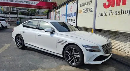 영등포 후퍼옵틱) 제네시스 G80 화이트 바디에 찰떡 필름!(진짜 좋은 성능의 썬팅 필름을 고르는 방법) / 서울 양천, 구로, 강서, 영등포, 부천