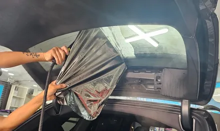 영등포 수입차 썬팅 재시공) BMWX3 반사썬팅 → 어항썬팅으로 이미지 변신, 차주님 취향저격 성공적. / 영등포구 문래동