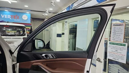 신길동, 도림동, 문래동, 구로동 BMW X5 조수석 유리 교체 후 부분 썬팅 시공 루마 버텍스 900 15% / 영등포구 문래동