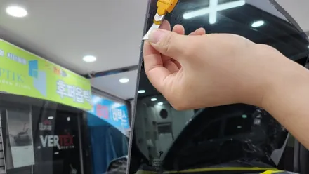 영등포썬팅)테슬라 모델3 전면, 측후면 열차단 썬팅 - 프레임리스 도어 쉐이빙 시공. / 서울 양천, 구로, 강서, 영등포, 부천