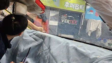 영등포 수입차 앞유리 썬팅 재시공-벤츠16년 마이바흐 S600 앞유리 썬팅 필름 교체 -(후퍼 클라식) / 서울 양천, 구로, 강서, 영등포, 부천
