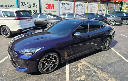 영등포 후퍼옵틱)스팅어 딥크로마 블루 후퍼옵틱 클라식 틴팅 + 만도 Z7(64G) 블랙박스+ 티타늄 코팅+PPF시공 / 서울 양천, 구로, 강서, 영등포, 부천