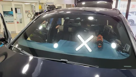 영등포 썬팅재시공) BMW X4 중고차 구입후 썬팅재시공 다시, 또 선택한 레인보우 V90! / 서울 양천, 구로, 강서, 영등포, 부천